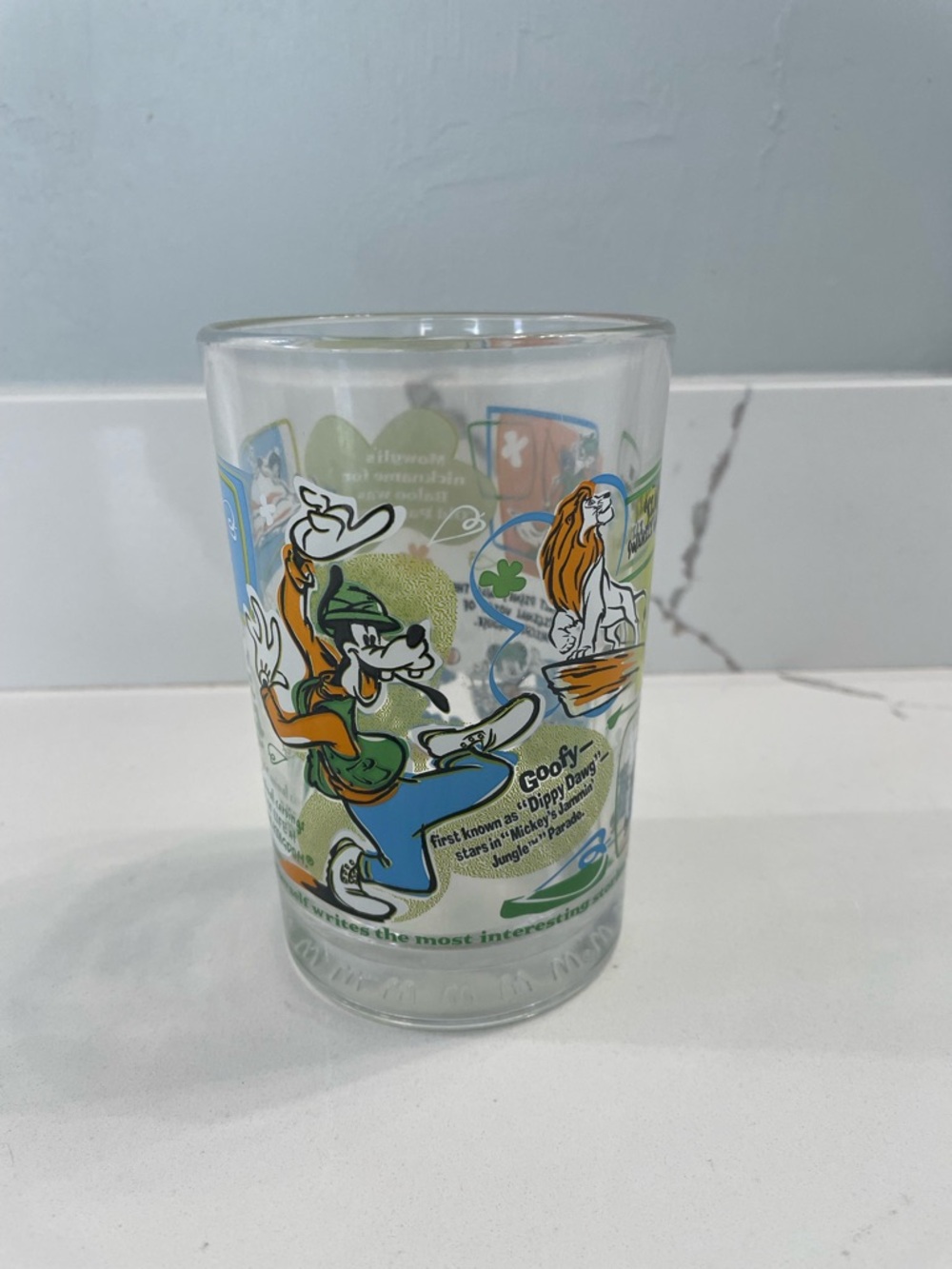 Vintage McDonald's "Walt Disney World 100 Years of Magic" drinking glass